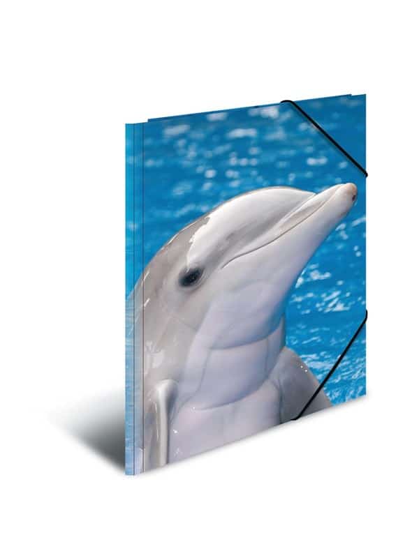 HERMA Elasticated folder A3 PP Dolphin