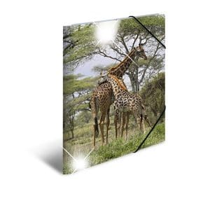HERMA Elasticated folder glossy animals A3 PP giraffe