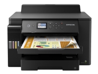 Epson EcoTank L11160 - Printer - farve - Duplex - blækprinter - A3 - 4800 x 1200 dpi - op til 25 spm (mono) / op til 25 spm (farve) - kapacitet: 550 ark - USB, LAN, Wi-Fi - sort