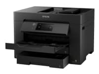 Epson WorkForce WF-7830DTWF - Multifunktionsprinter - farve - blækprinter - A3 (297 x 420 mm) (original) - A3 (medie) - op til 25 spm (udskriver) - 500 ark - 33.6 Kbps - USB 2.0, LAN, Wi-Fi(n)