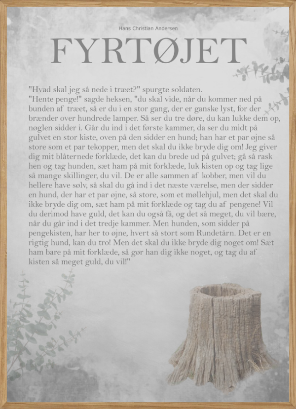 FYRTØJET - THE STORY A3 (29,7 x 42cm) - BØRN > BØRNEPLAKATER - Living Nature