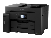 Epson EcoTank ET-M16600 - Multifunktionsprinter - S/H - blækprinter - A3 plus (329 x 483 mm) (original) - A3 (medie) - op til 25 spm (udskriver) - 550 ark - USB, LAN, USB vært, Wi-Fi