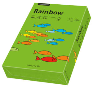 Rainbow kulørt kopiappir 160g. A3 mørk grøn 78