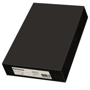 Rainbow kulørt kopiappir 160g. A3 sort 99