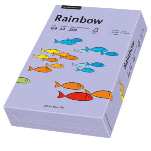 Rainbow kulørt kopiappir 160g. A3 violet 60