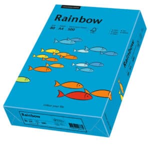 Rainbow kulørt kopiappir 80g. A3 mørk blå 88
