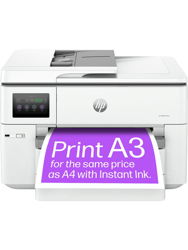 HP Officejet Pro 9730e Wide Format A3 All in One Multifunktion - Farve - Blæk