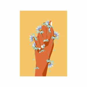 Affordable Art Prints x Sannel Larson Flower Fist