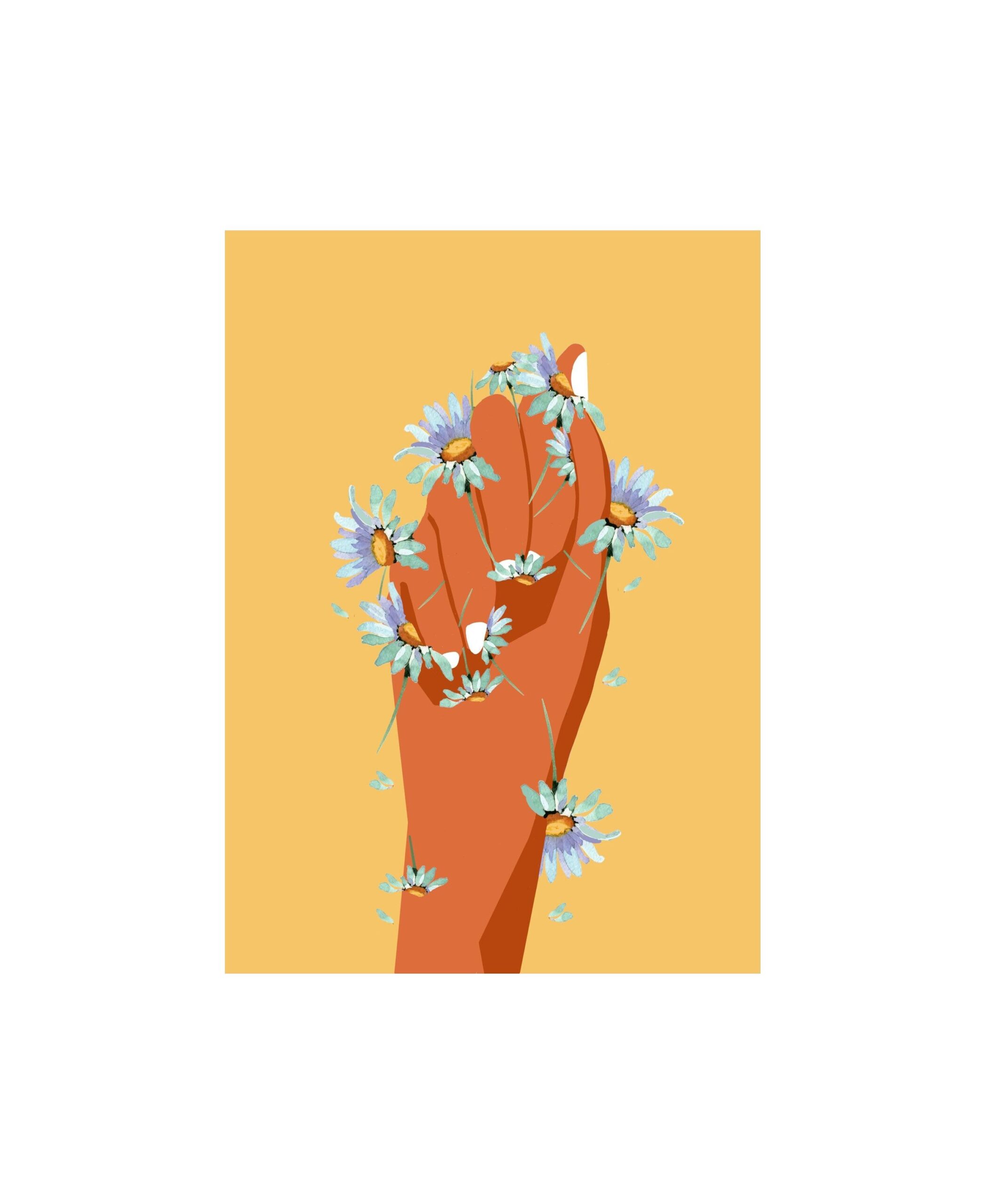 Affordable Art Prints x Sannel Larson Flower Fist